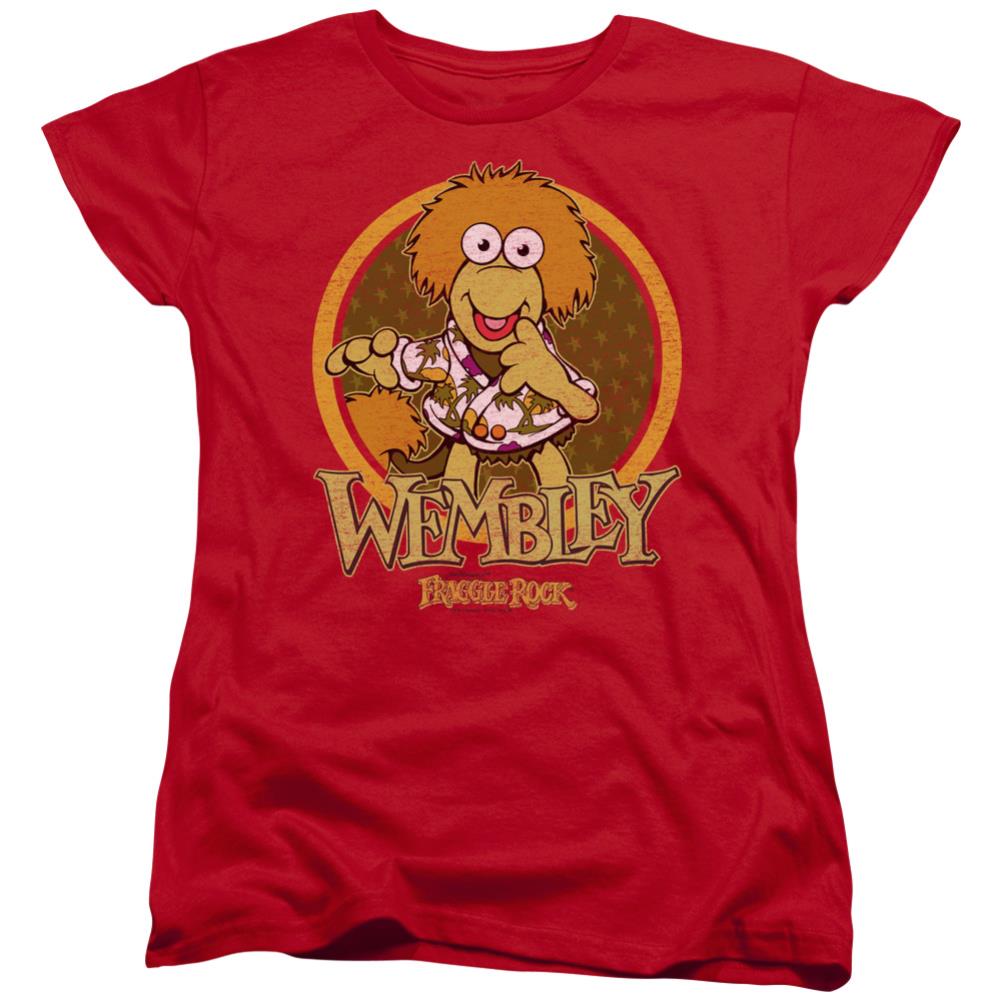 Fraggle Rock Wembley Circle Women's 18/1 Cotton Short-Sleeve T-Shirt