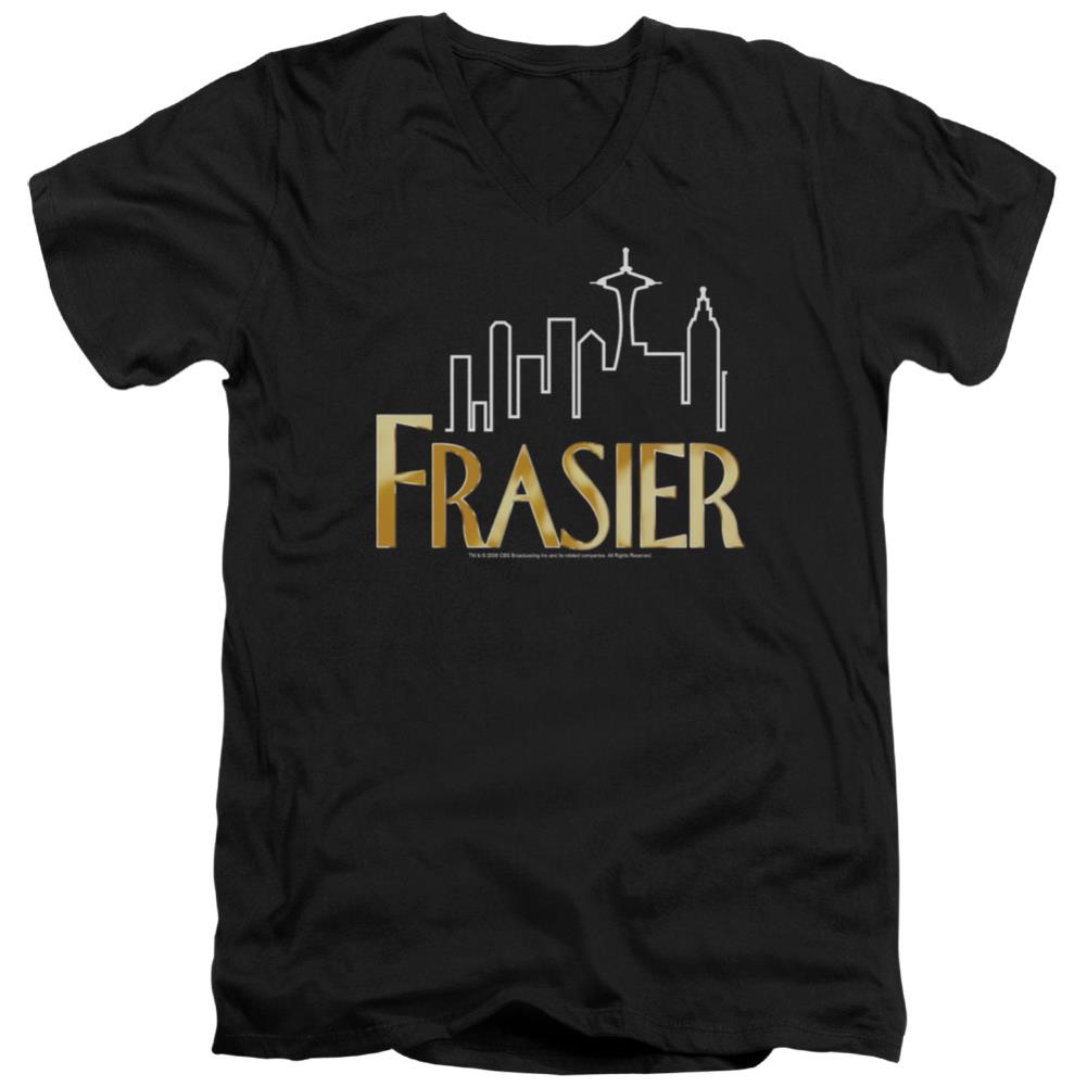 Frasier Frasier Logo Men's 30/1 Cotton Slim V-Neck T-Shirt
