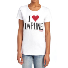 Frasier I Heart Daphne Women's 18/1 Cotton Short-Sleeve T-Shirt