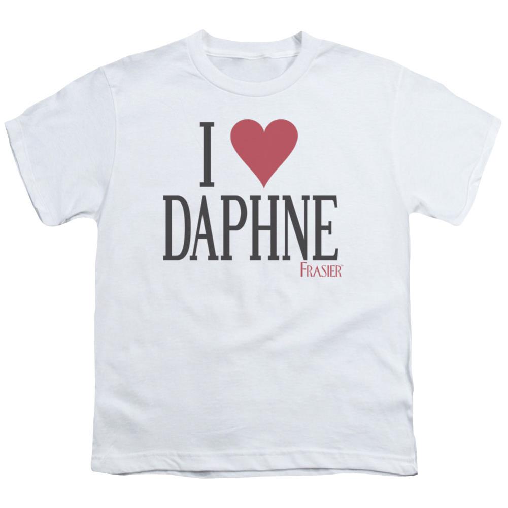 Frasier I Heart Daphne Youth 18/1 100% Cotton Short-Sleeve T-Shirt