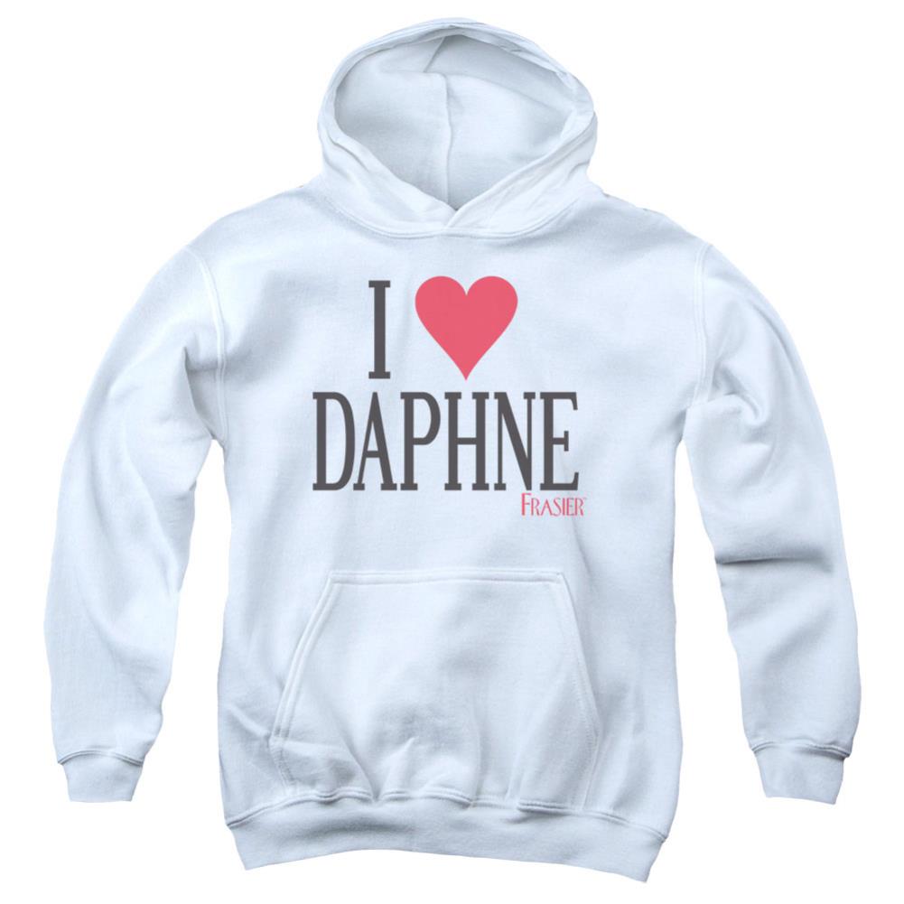 Frasier I Heart Daphne Youth Cotton Poly Pull-Over Hoodie