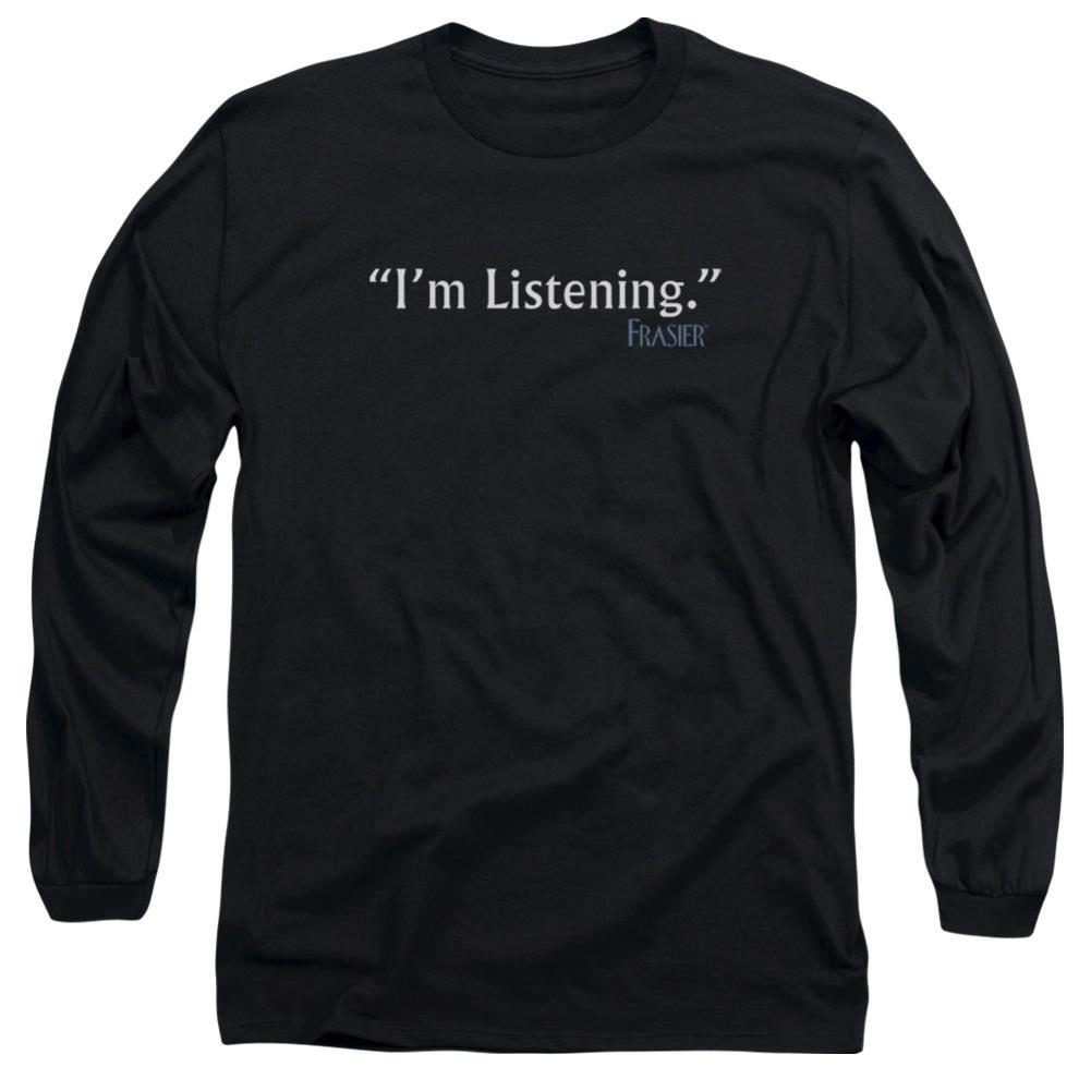 Frasier Im Listening Men's 18/1 Cotton Long-Sleeve T-Shirt