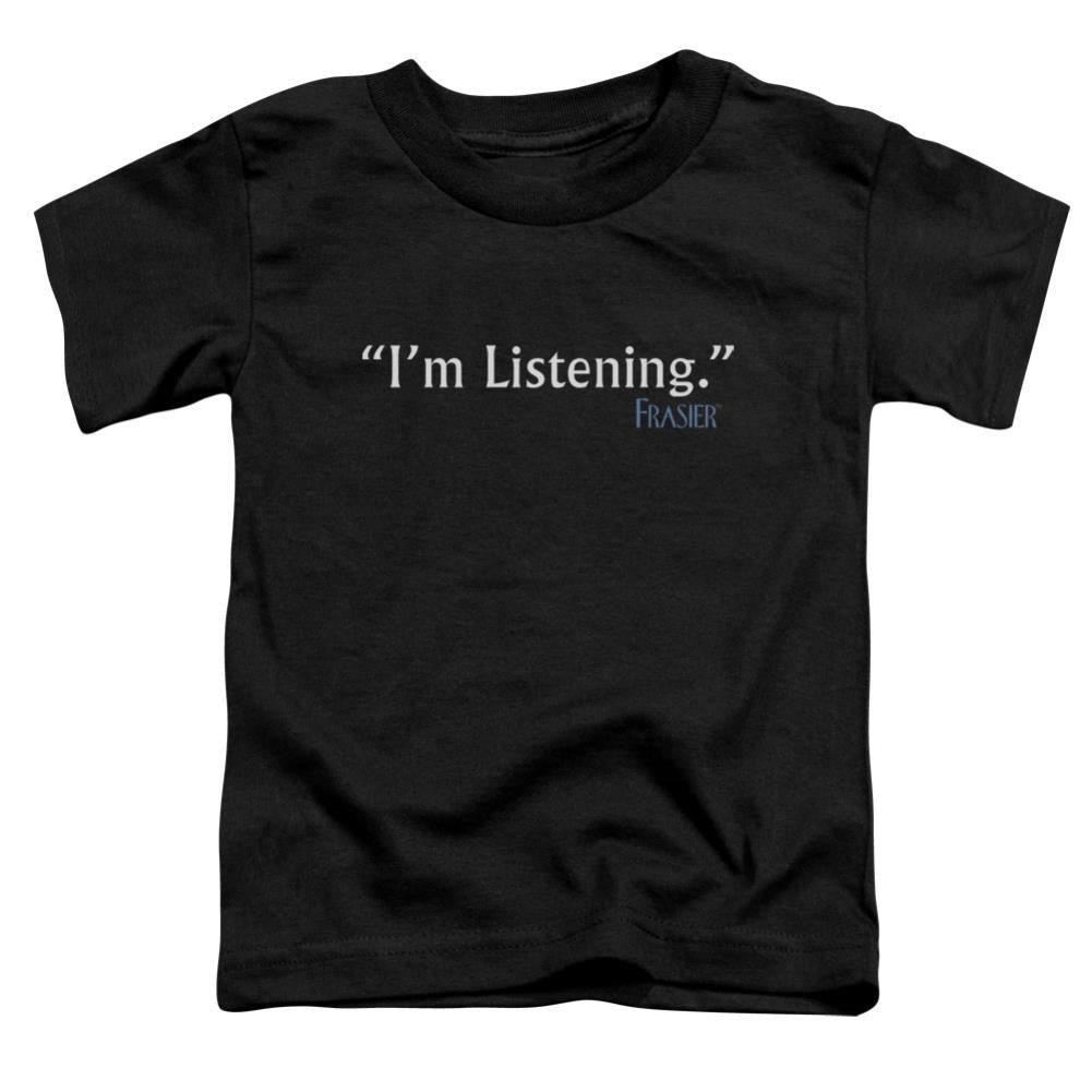 Frasier Im Listening Toddler 18/1 Cotton Short-Sleeve T-Shirt