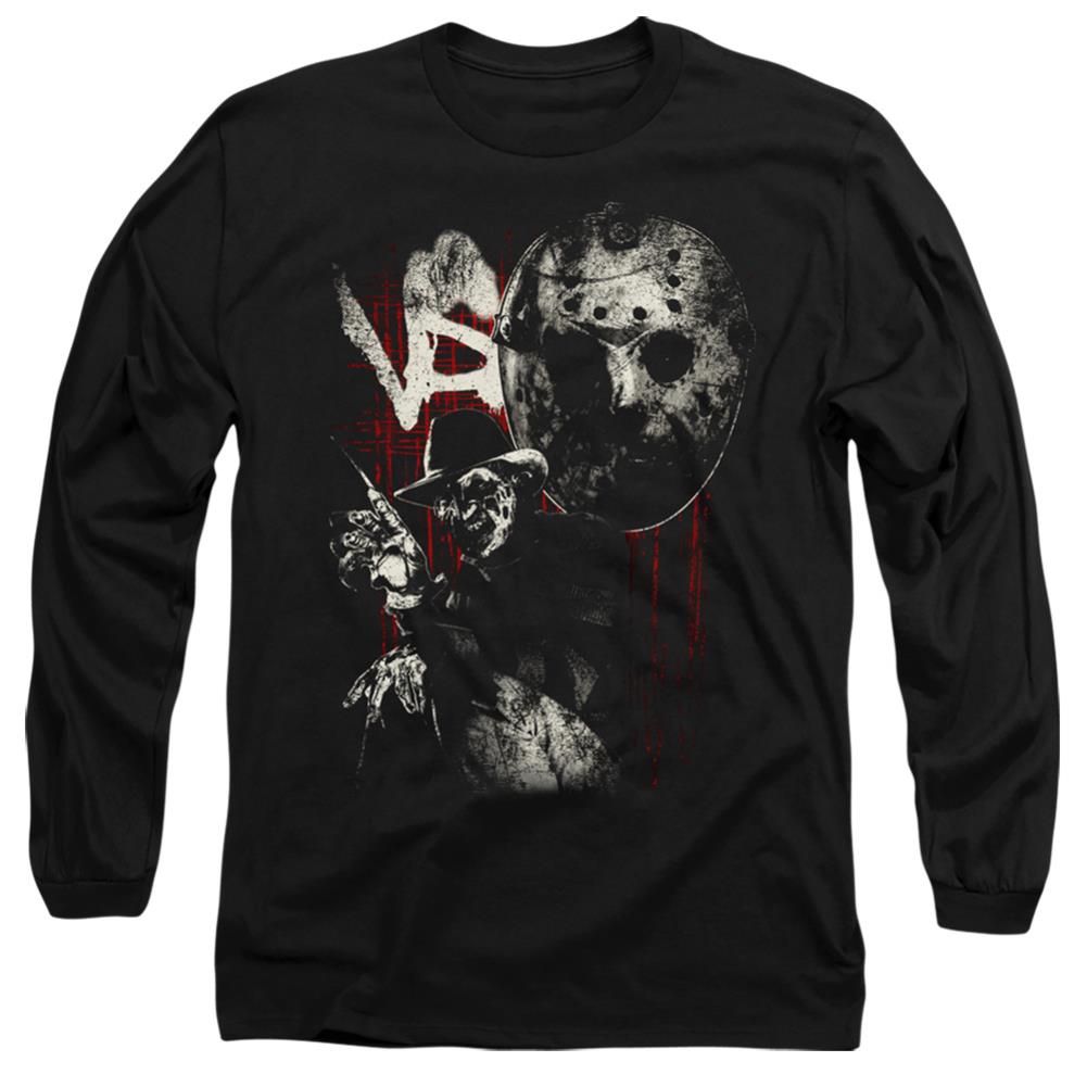 Freddy vs. Jason Scratches Men's 18/1 Cotton Long-Sleeve T-Shirt