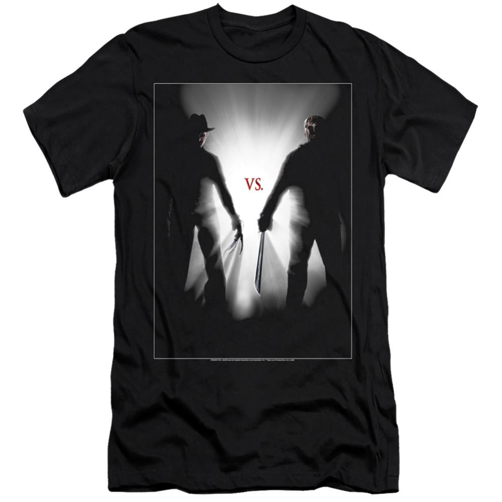 Freddy vs. Jason Silhouettes Men's Ultra-Soft 30/1 Cotton Slim Short-Sleeve T-Shirt