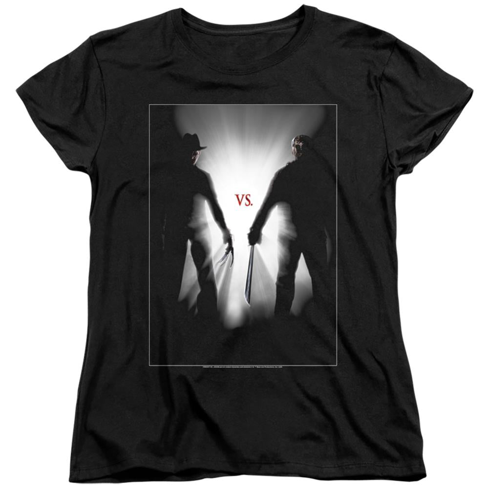 Freddy vs. Jason Silhouettes Women's 18/1 Cotton Short-Sleeve T-Shirt