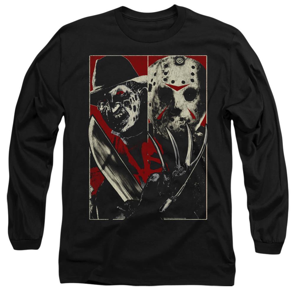 Freddy vs. Jason Vs Men's 18/1 Cotton Long-Sleeve T-Shirt