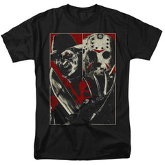Freddy vs. Jason Vs Men's 18/1 Cotton Short-Sleeve T-Shirt