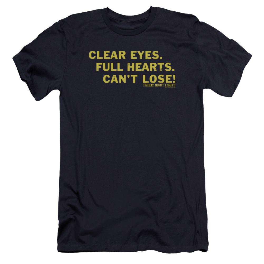 Friday Night Lights Clear Eyes Men's Ultra-Soft 30/1 Cotton Slim Short-Sleeve T-Shirt