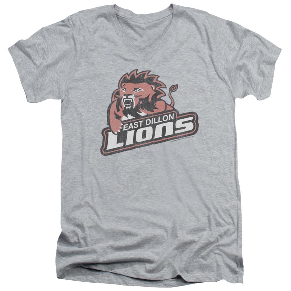 Friday Night Lights East Dillion Lions Men's 30/1 Cotton Slim V-Neck T-Shirt