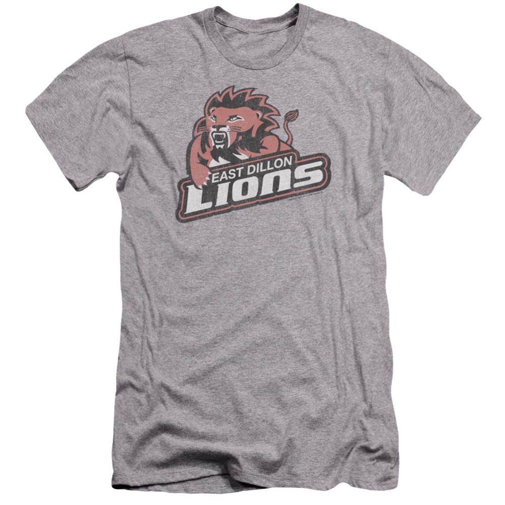 Friday Night Lights East Dillion Lions Men's Ultra-Soft 30/1 Cotton Slim Short-Sleeve T-Shirt