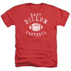 Friday Night Lights East Dillon Football Men's 30/1 Heather 60 40 Poly Short-Sleeve T-Shirt