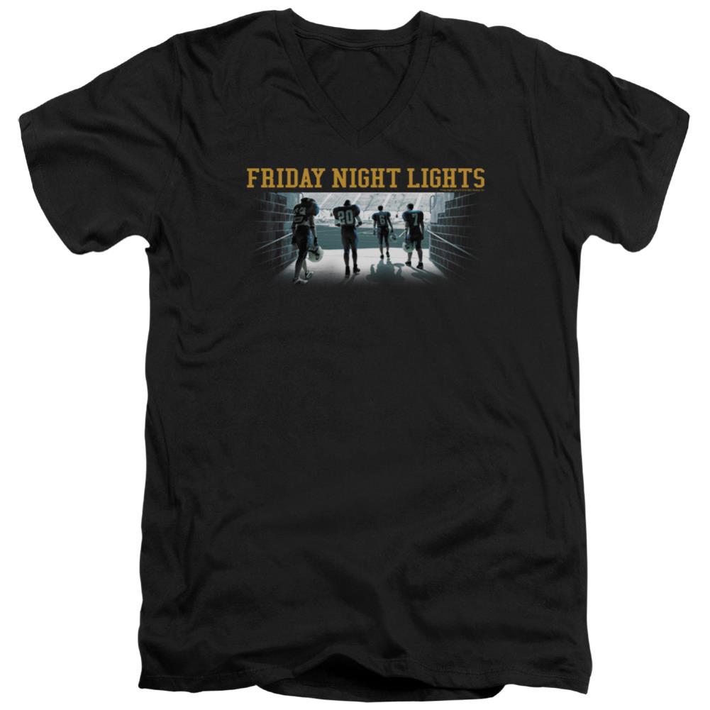 Friday Night Lights Game Time Men's 30/1 Cotton Slim V-Neck T-Shirt