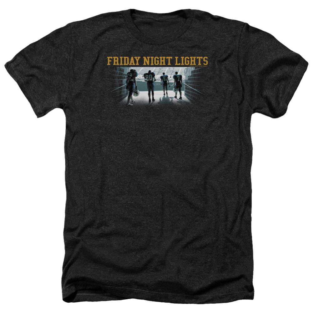 Friday Night Lights Game Time Men's 30/1 Heather 60 40 Poly Short-Sleeve T-Shirt