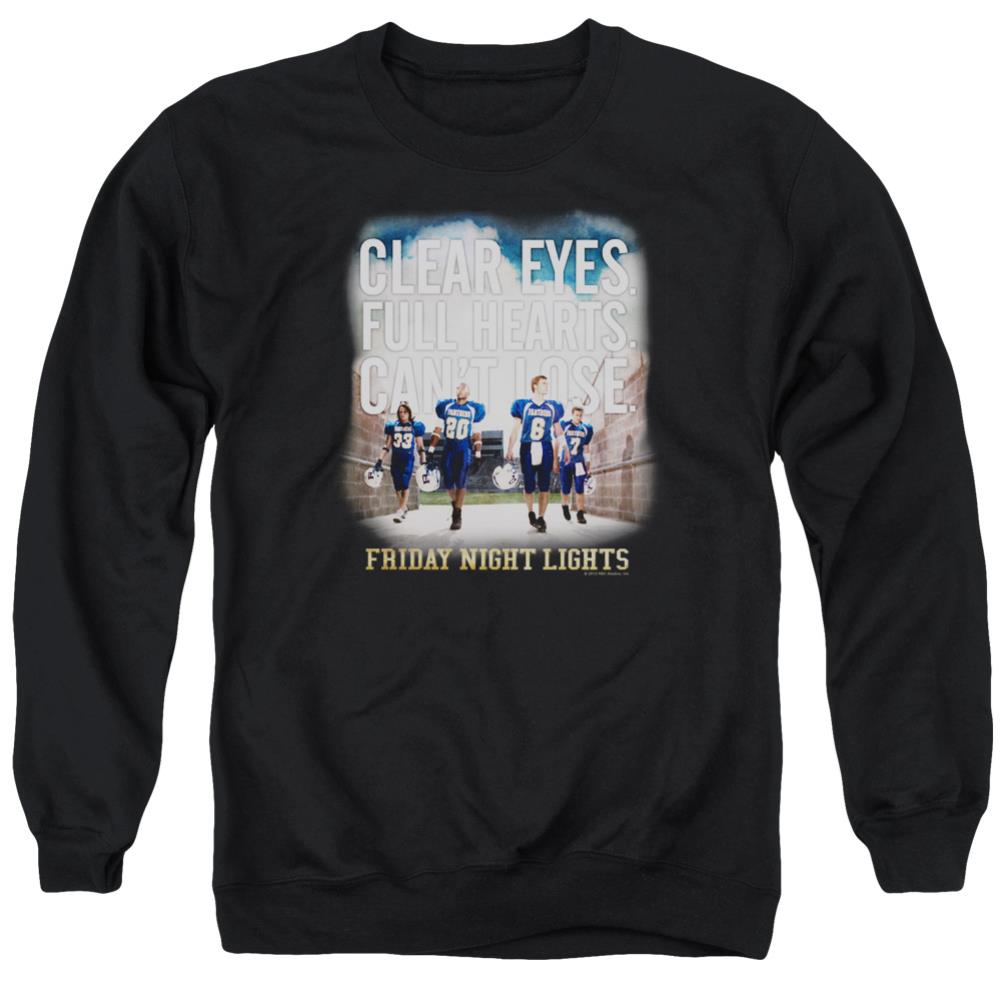 Friday Night Lights Motivated Men's Crewneck 50 50 Poly Long-Sleeve T-Shirt