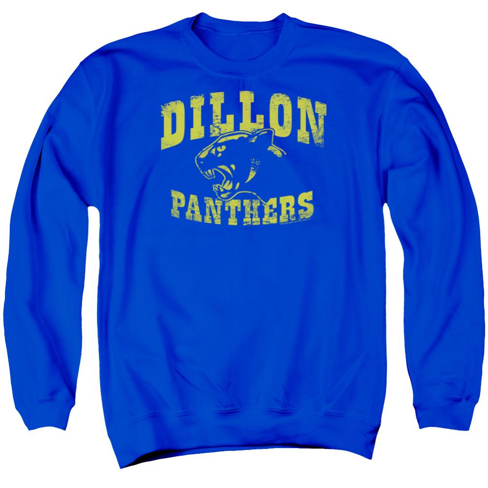 Friday Night Lights Panthers Men's Crewneck 50 50 Poly Long-Sleeve T-Shirt