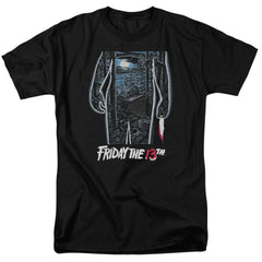 Friday The 13th 13th Poster Men's 18/1 Cotton Short-Sleeve T-Shirt
