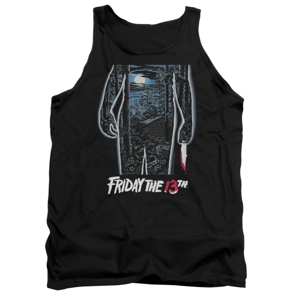 Friday The 13th 13th Poster Men's 18/1 Cotton Tank Top