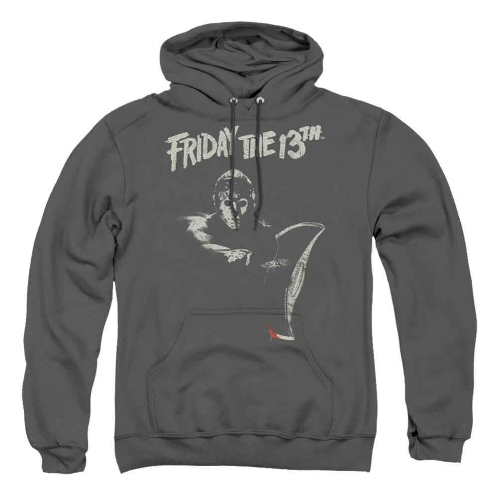 Friday The 13th Ax Men's Pull-Over 75 25 Poly Hoodie