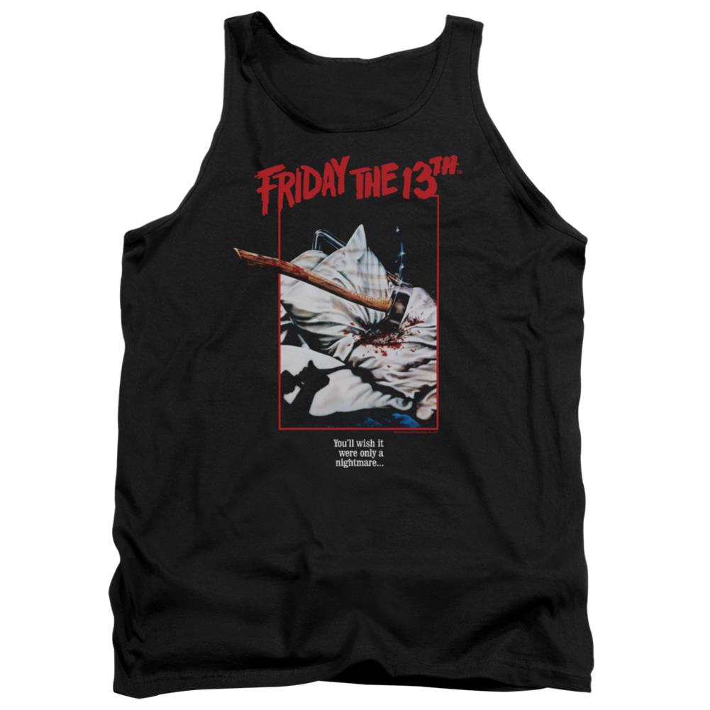 Friday The 13th Axe Poster Men's 18/1 Cotton Tank Top