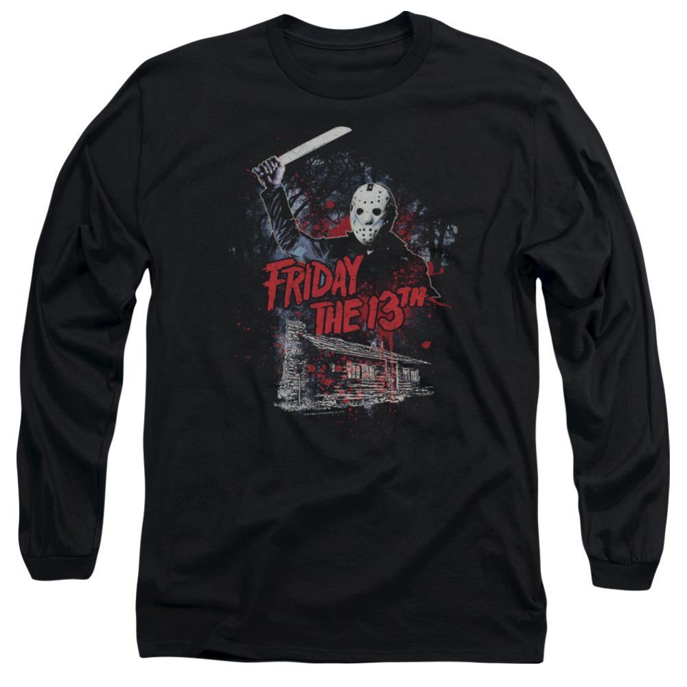 Friday The 13th Cabin Men's 18/1 Cotton Long-Sleeve T-Shirt