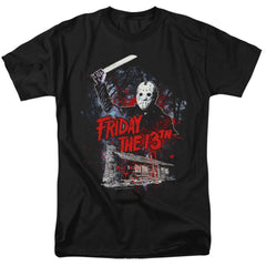 Friday The 13th Cabin Men's 18/1 Cotton Short-Sleeve T-Shirt