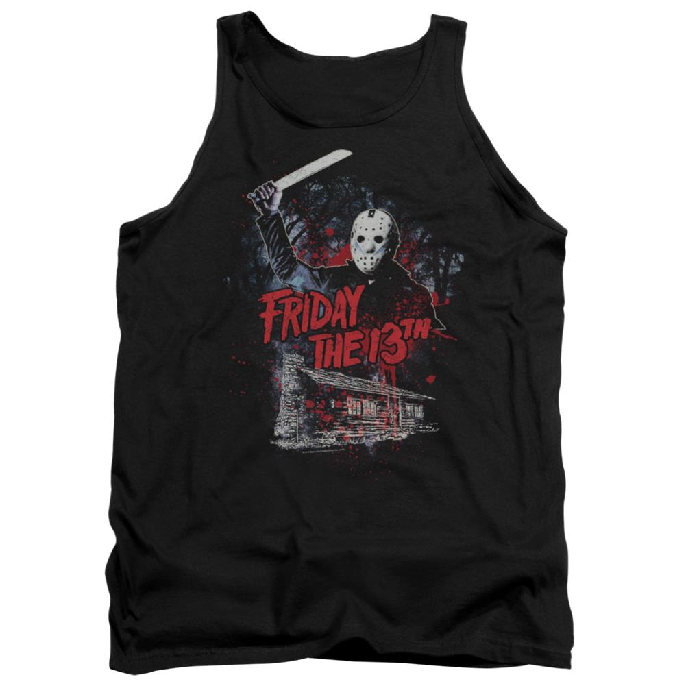 Friday The 13th Cabin Men's 18/1 Cotton Tank Top