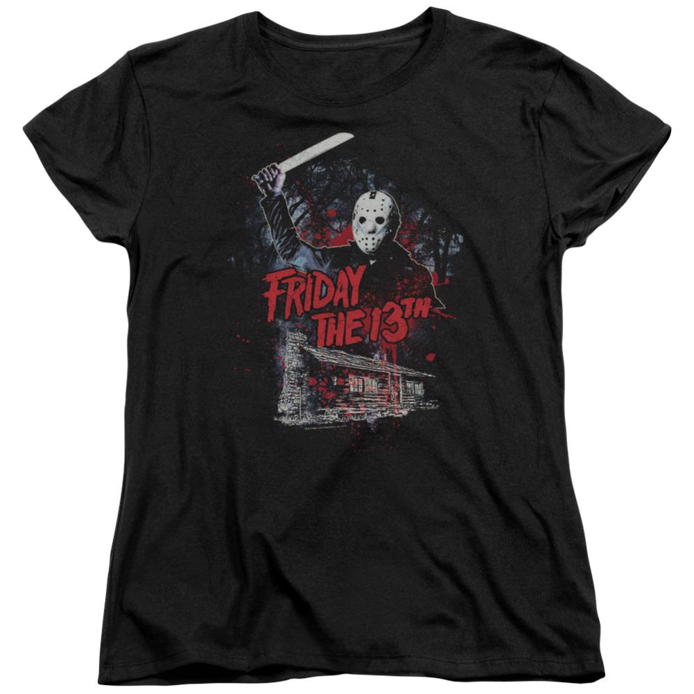 Friday The 13th Cabin Women's 18/1 Cotton Short-Sleeve T-Shirt