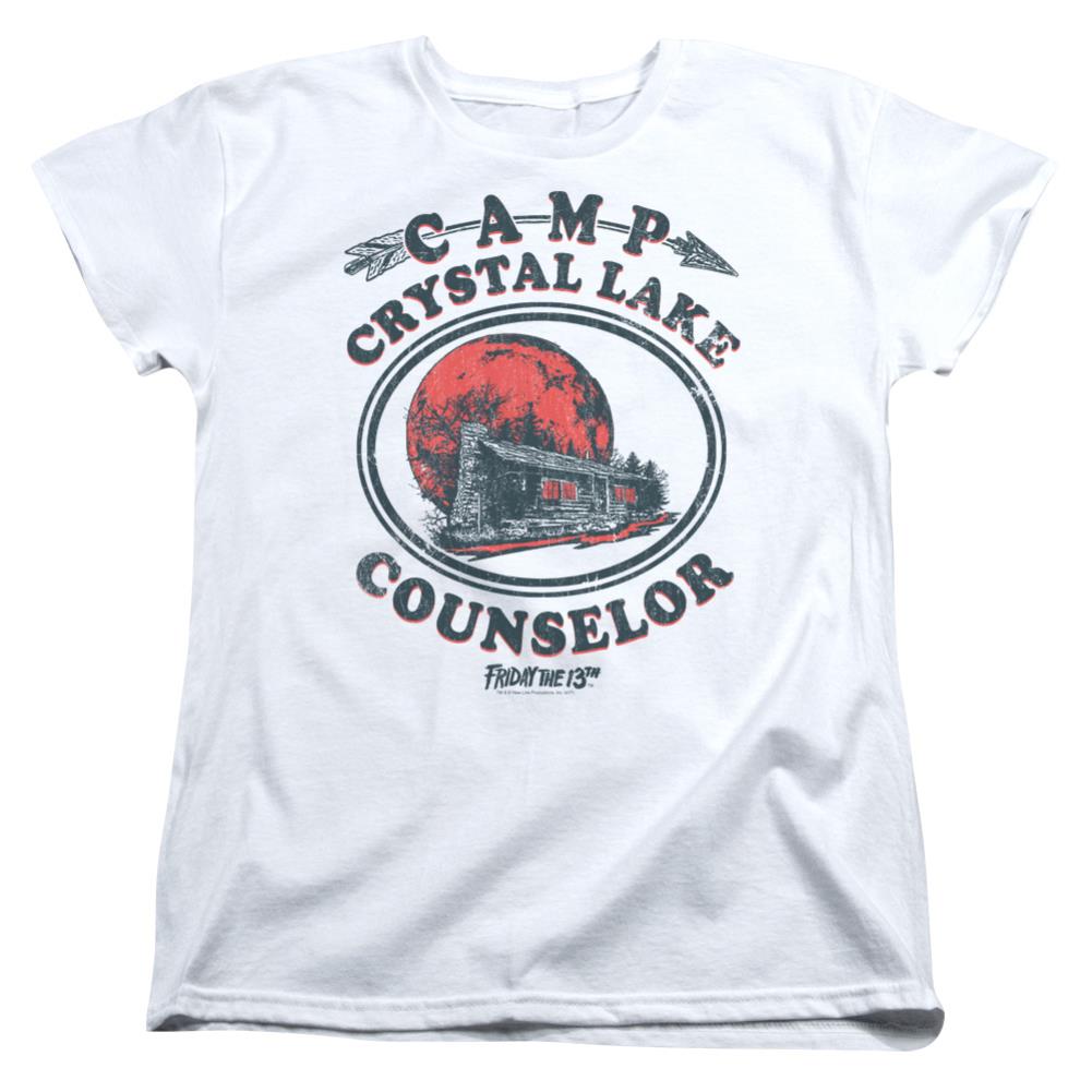 Friday The 13th Camp Counselor Women's 18/1 Cotton Short-Sleeve T-Shirt