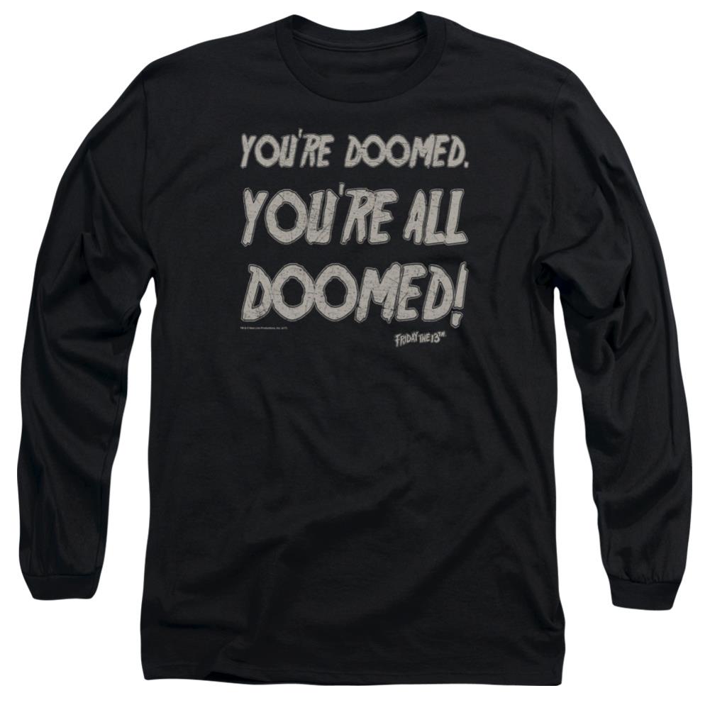 Friday The 13th Doomed Men's 18/1 Cotton Long-Sleeve T-Shirt