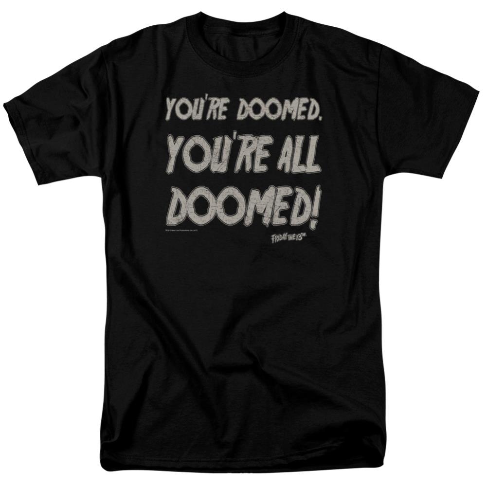 Friday The 13th Doomed Men's 18/1 Cotton Short-Sleeve T-Shirt
