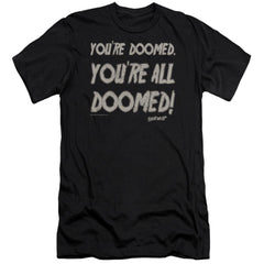 Friday The 13th Doomed Men's Ultra-Soft 30/1 Cotton Slim Short-Sleeve T-Shirt