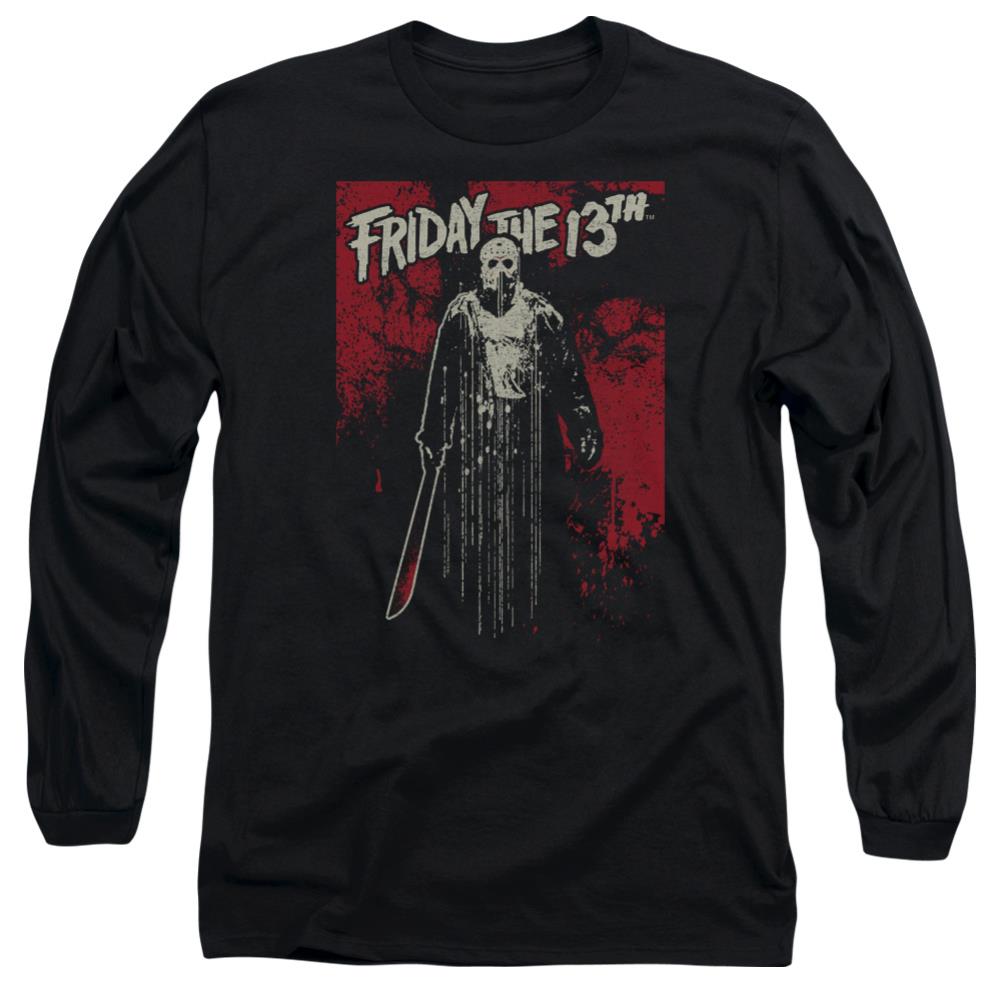 Friday The 13th Drip Men's 18/1 Cotton Long-Sleeve T-Shirt