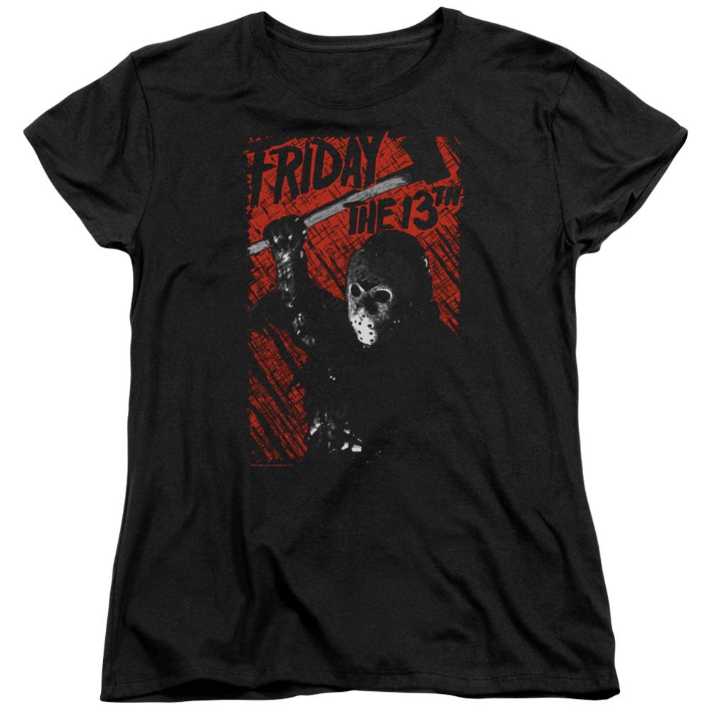 Friday The 13th Jason Lives Women's 18/1 Cotton Short-Sleeve T-Shirt
