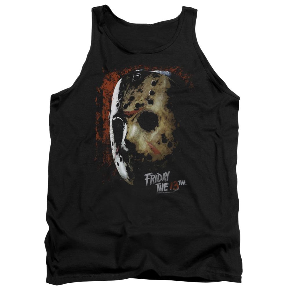 Friday The 13th Mask Of Death Men's 18/1 Cotton Tank Top