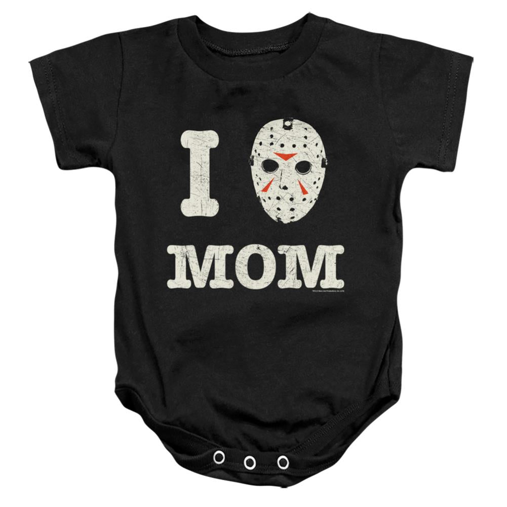 Friday The 13th Mommas Boy Infant's Cotton SS Snapsuit
