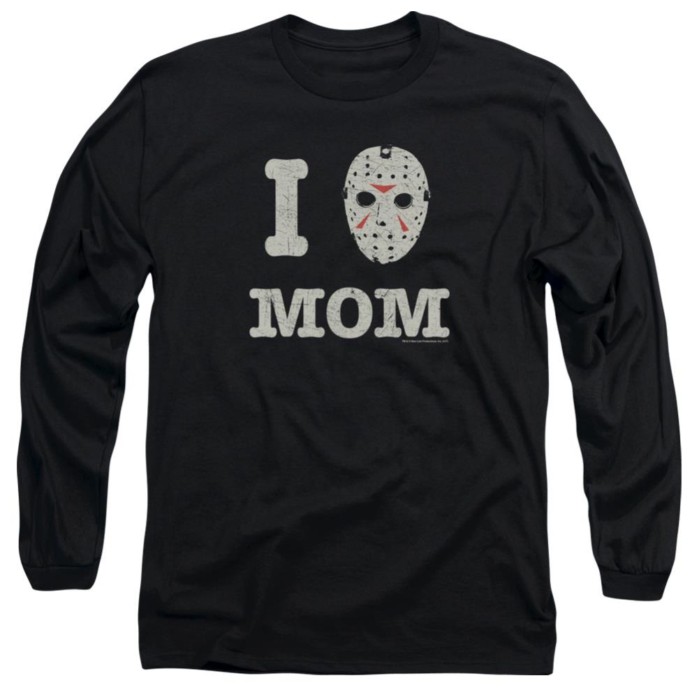 Friday The 13th Mommas Boy Men's 18/1 Cotton Long-Sleeve T-Shirt