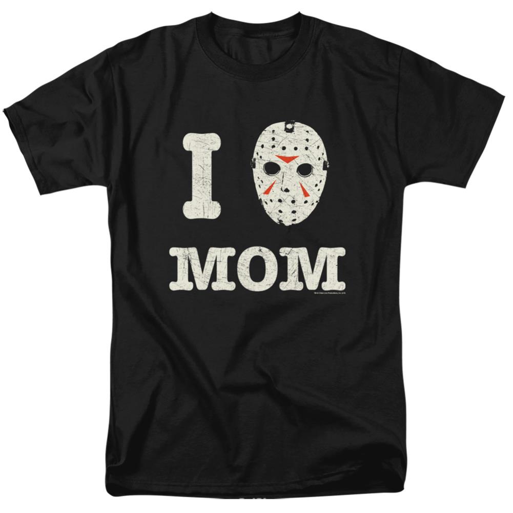 Friday The 13th Mommas Boy Men's 18/1 Cotton Short-Sleeve T-Shirt