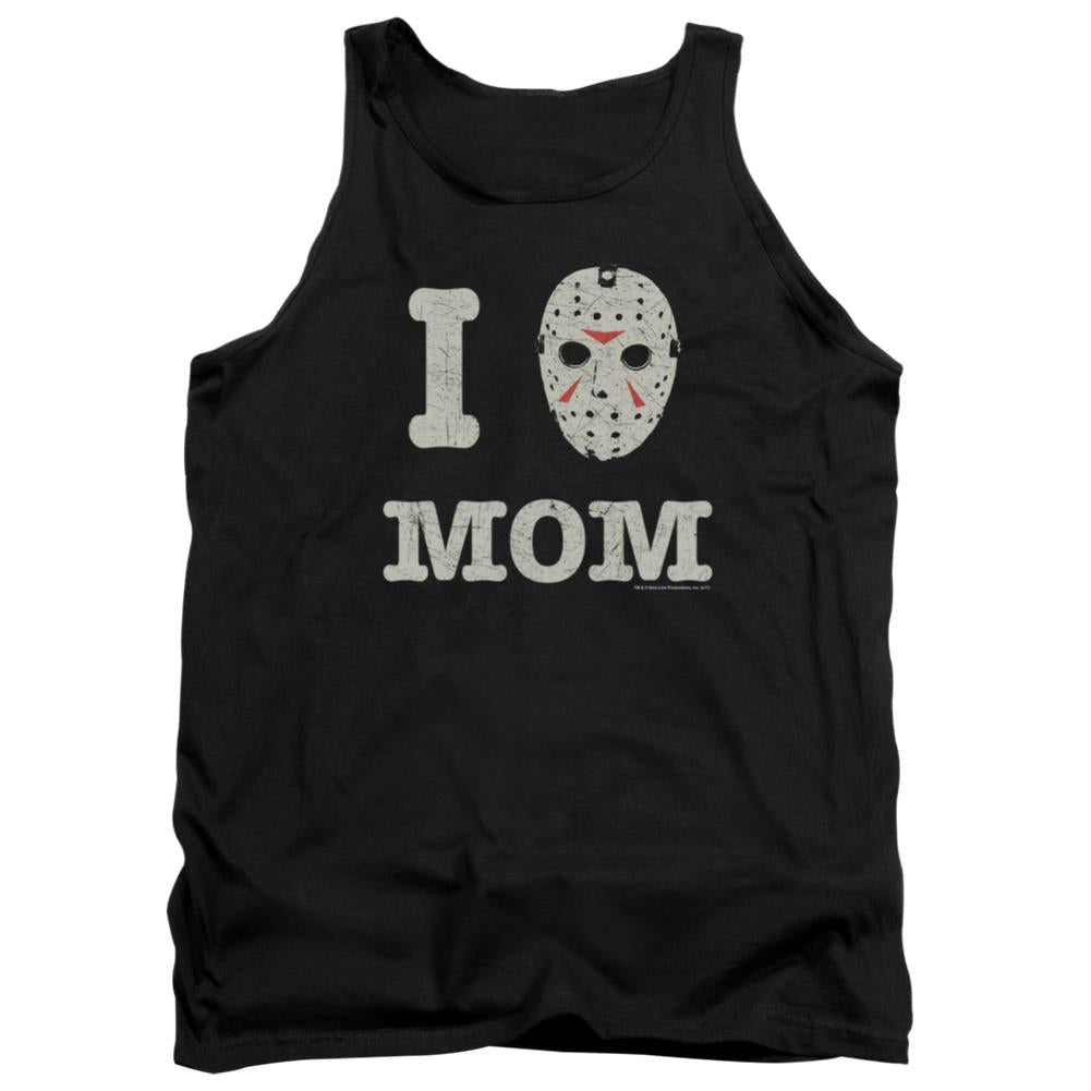 Friday The 13th Mommas Boy Men's 18/1 Cotton Tank Top