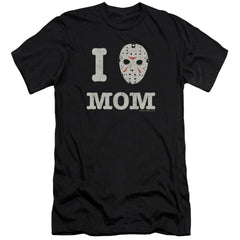 Friday The 13th Mommas Boy Men's Ultra-Soft 30/1 Cotton Slim Short-Sleeve T-Shirt