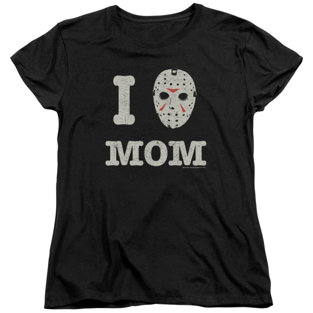 Friday The 13th Mommas Boy Women's 18/1 Cotton Short-Sleeve T-Shirt