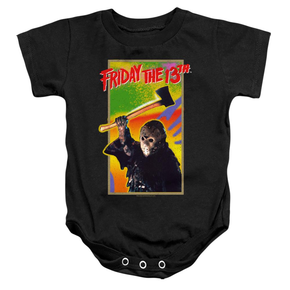 Friday The 13th Retro Game Infant's Cotton SS Snapsuit