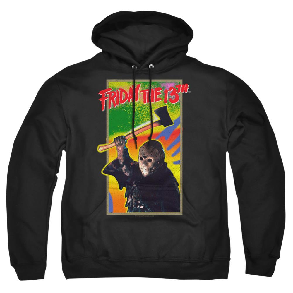 Friday The 13th Retro Game Men's Pull-Over 75 25 Poly Hoodie