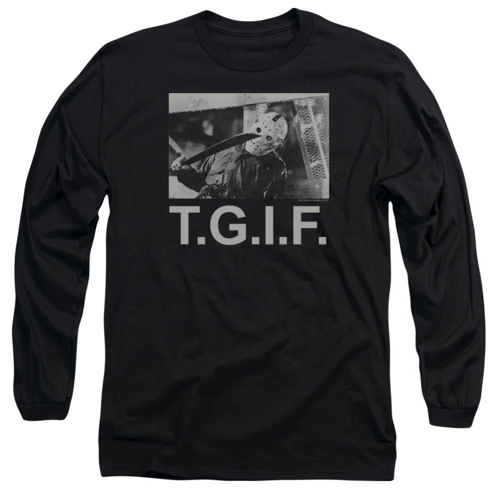 Friday The 13th TGIF Men's 18/1 Cotton Long-Sleeve T-Shirt