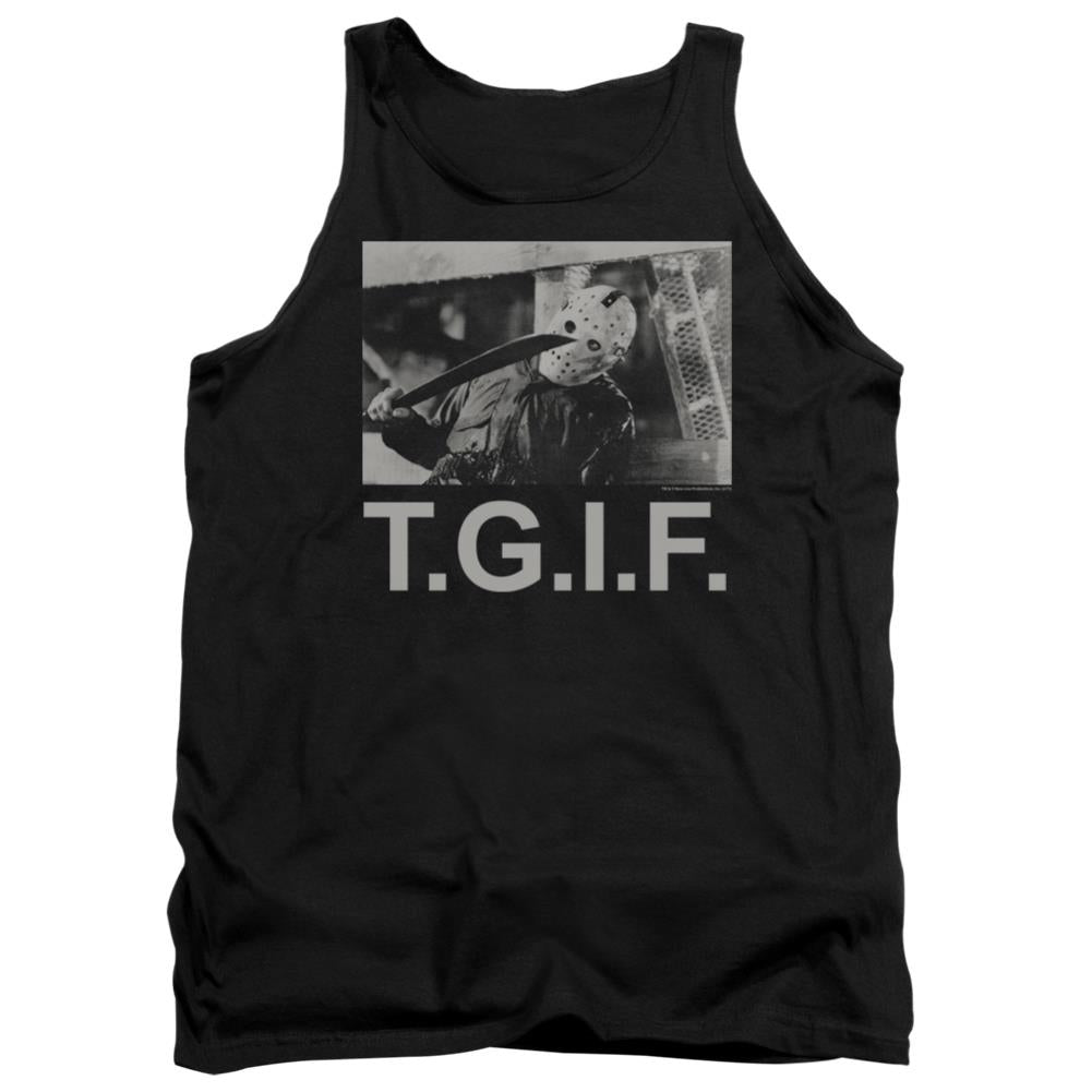 Friday The 13th TGIF Men's 18/1 Cotton Tank Top