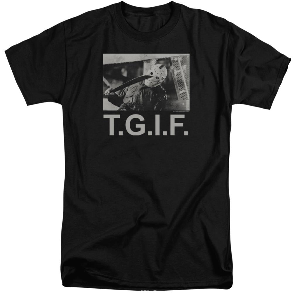 Friday The 13th TGIF Men's 18/1 Tall Cotton Short-Sleeve T-Shirt