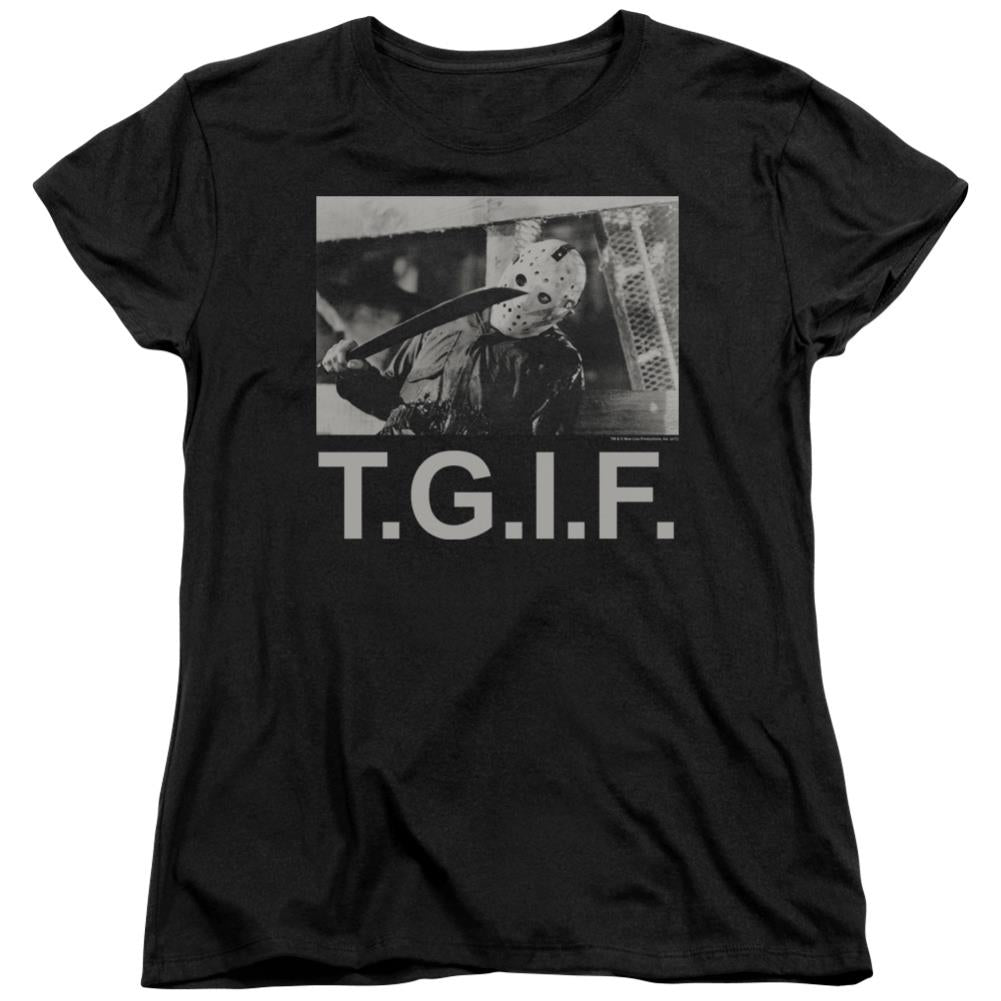 Friday The 13th TGIF Women's 18/1 Cotton Short-Sleeve T-Shirt