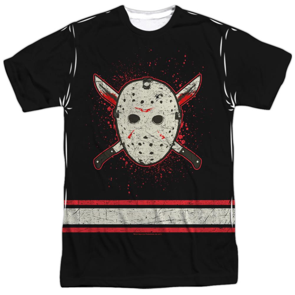 Friday The 13th Voorhees Jersey Men's Regular Fit Polyester Short-Sleeve T-Shirt