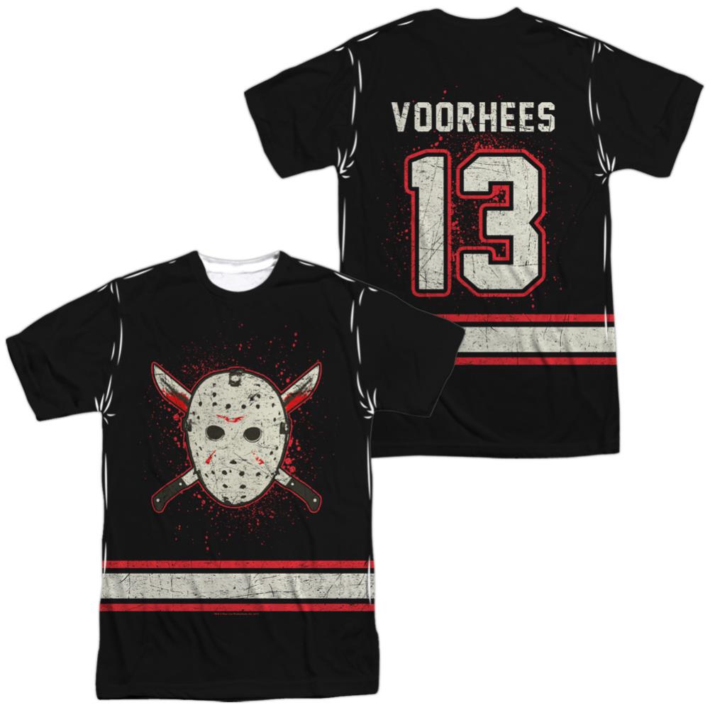 Friday The 13th Voorhees Jersey Men's Regular Fit Polyester Short-Sleeve T-Shirt