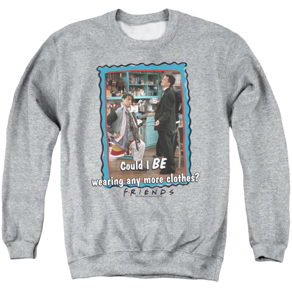 Friends Any More Clothes Men's Crewneck 50 50 Poly Long-Sleeve T-Shirt
